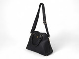 SHCH027 BLK SATCHEL DBL HANDLE