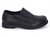 BOYS BLACK SLIPON SCHOOL SHOES