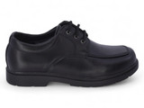 BOYS BLACK LACEUP SCHOOL SHOES