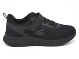 BOYS BLK WEBBED ATH SNEAKER