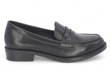 BLK VGN LTHR BASIC LOAFER
