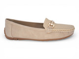 BEIGE FX SD GRID MOCCASIN