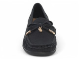 BLK FX SUDE TXTRD LOAFER