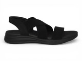 BLK ELASTIC SPORT SANDAL