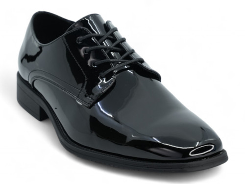 BLK PATENT OXFORD DRESS SHOES