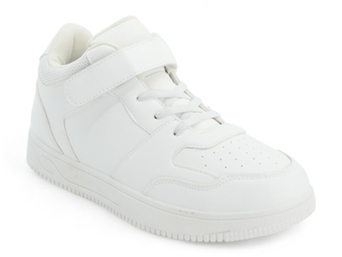 TODD TRPL WHITE MIDTOP SNEAKER