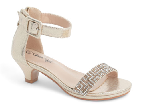 GIRLS CHAMP HEEL ANKLE STRAP