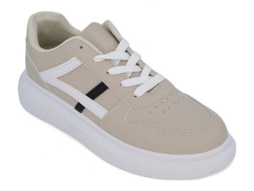 MEN LT GRY/BLK/WHT PLTFRM SNKR