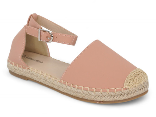 GIRL NUDE PU ESPADRIL