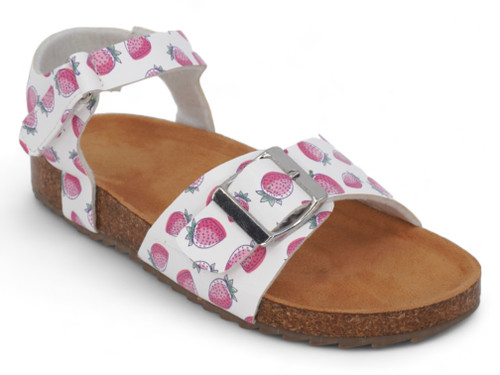 TOD STRWBRY PU BUCKLD SANDAL