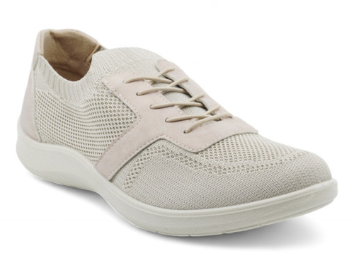 BEIGE FLYKNIT STEP IN SNEAKER