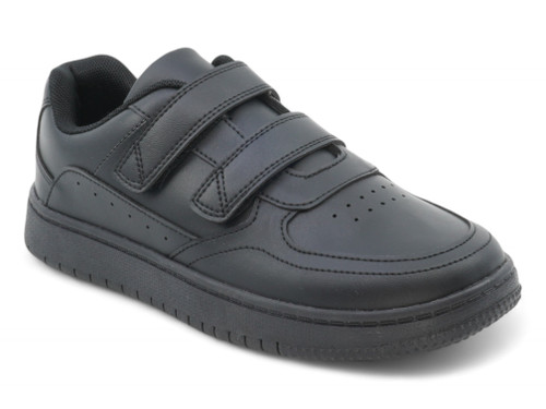 UNISEX BLK DOUBLE VELCRO SNKR
