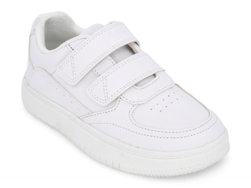 UNISEX WHT DOUBLE VELCRO SNKR
