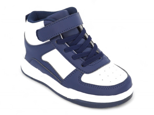 TODD BLUE WHT MIDTOP SNKRS