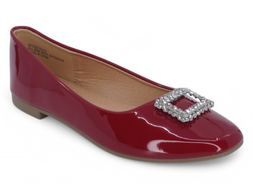 RED PATENT BUCKLE BLLRNA