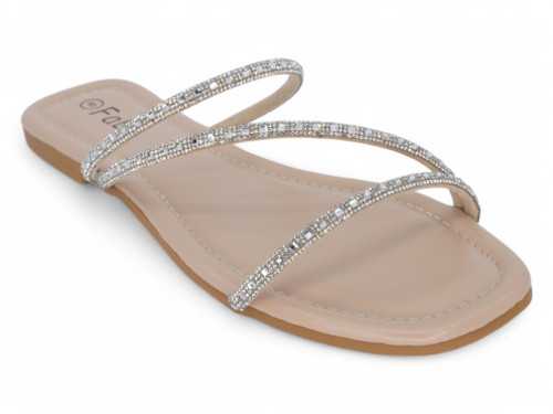 NUDE TXT VGN LTHR LUX FLAT