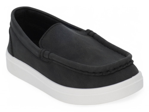 TODD BLACK NUBACK LOAFER