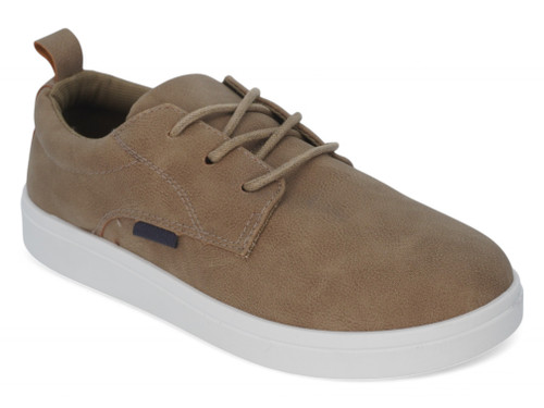 BOYS TAN LACE UP CASUAL SHOE