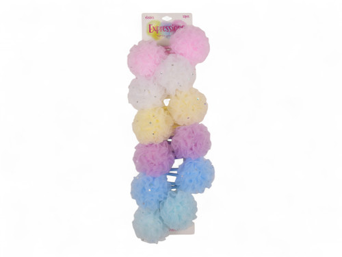 EX1474P 12 PC HAIRVPOMPOM