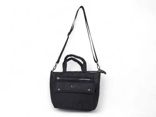SJTT054 BLK NYLON CARRYALL BAG