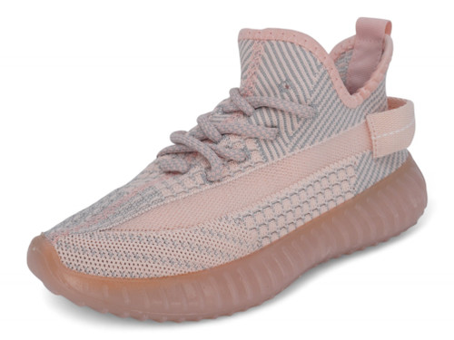 WOMENS PNK FLYKNIT TRNSL SNKR