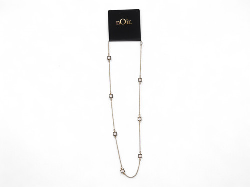 657753-1 GOLD/STONE NECKLACE