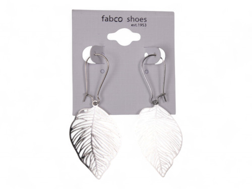 SILVER LEAF EARRING