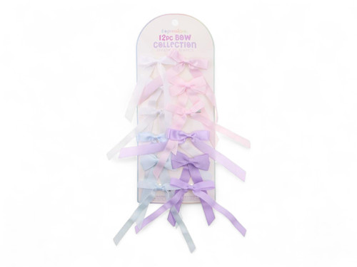 EX1552/12 12 PK PASTEL BOWS