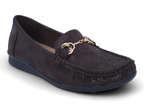 BRWN SHMMR MOON LOAFER