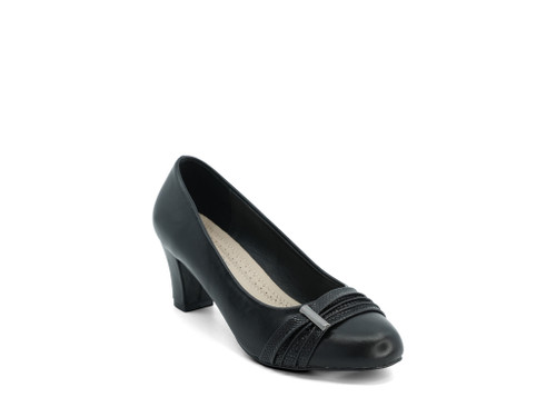 Women's Black Luz Wide Width Dress Shoe