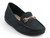 BLK LOAFER W/ RIBBON & ORNMT