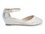 SILVER SPARKLY WEDGE PUMP