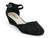 BLK SPARKLY WEDGE PUMP
