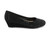 BLK NUBUCK RHNSTN WEDGE PUMP