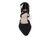 BLK NBK CROSS STRAP HEEL