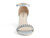 SILVER SHIMMER PEARL STRP HEEL