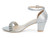 SILVER SHIMMER PEARL STRP HEEL