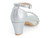 SILVER SHIMMER PEARL STRP HEEL