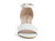 GIRLS WHT PLAIN PU BLOCK HEEL