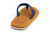 MENS NAVY/TAN FLIP FLOPS