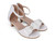 GIRLS WHITE PAT GLTR BOW HEEL