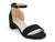 GIRLS BLK NUBUCK BLCK HEEL