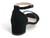 GIRLS BLK NUBUCK BLCK HEEL