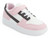 GIRLS BLSH/PURP PU LOWTOP SNKR