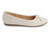 IVORY QUILTED BALLERINA W BOW