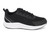 LADIES BLK FLYKNIT LACEUP SNKR
