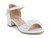 GIRLS WHT FLWR HEEL SNDL