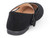TODD BLK NBUCK STRP BOW FLAT
