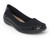 BLK WW LYCRA & CROCO SLIPON