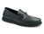 MENS BLK LOAFER W/ORNAMENT